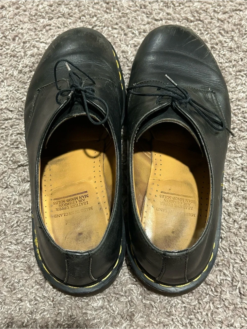 Dr Martens Smooth Leather Oxford Shoes Black Men’s , size 11